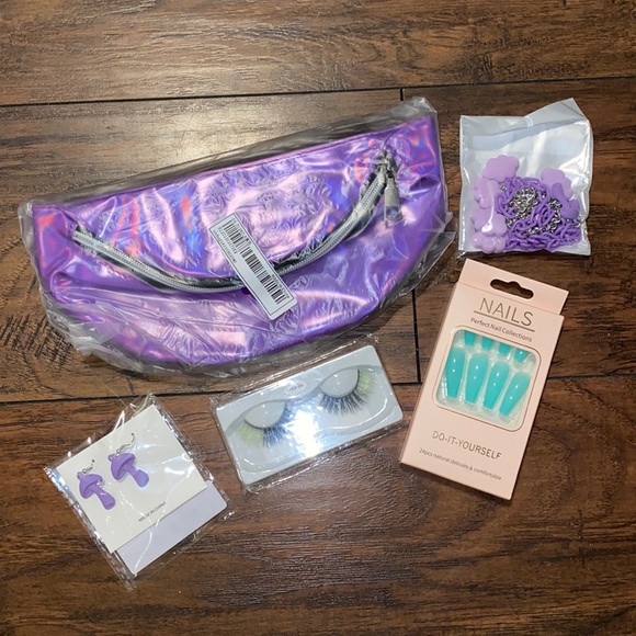 LAST 1 Purple Swirl Rave / Festival Outfit - Picture 9 of 11